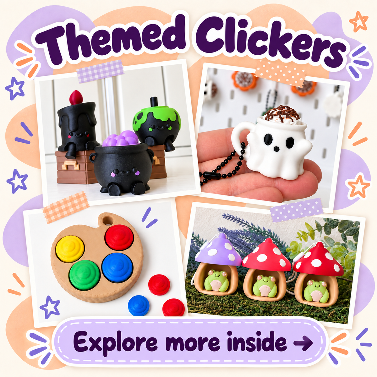 Themed Clickers — Explore more inside