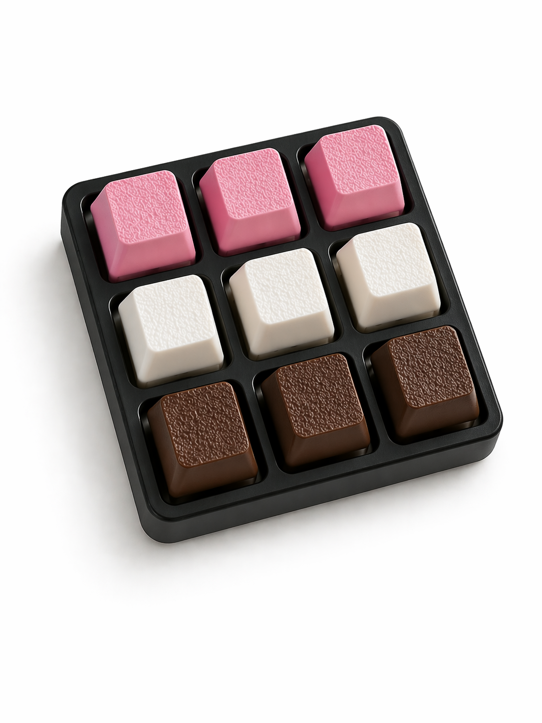 9-Key Fidget Clicker (8 Styles, 2 Base Colors)