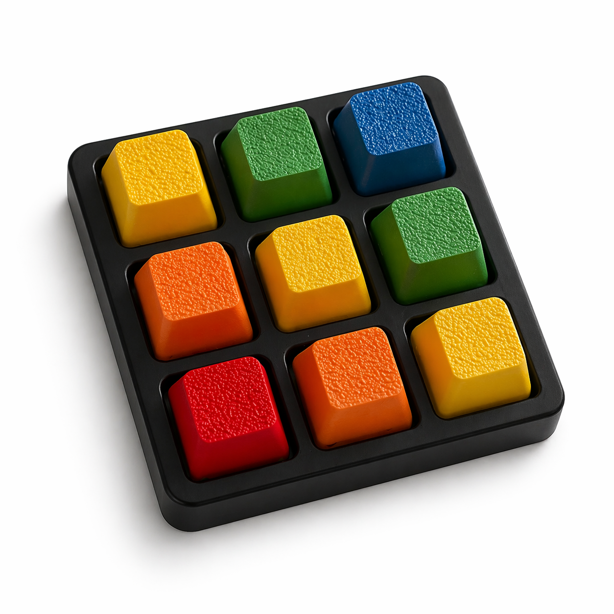 9-Key Fidget Clicker (8 Styles, 2 Base Colors)