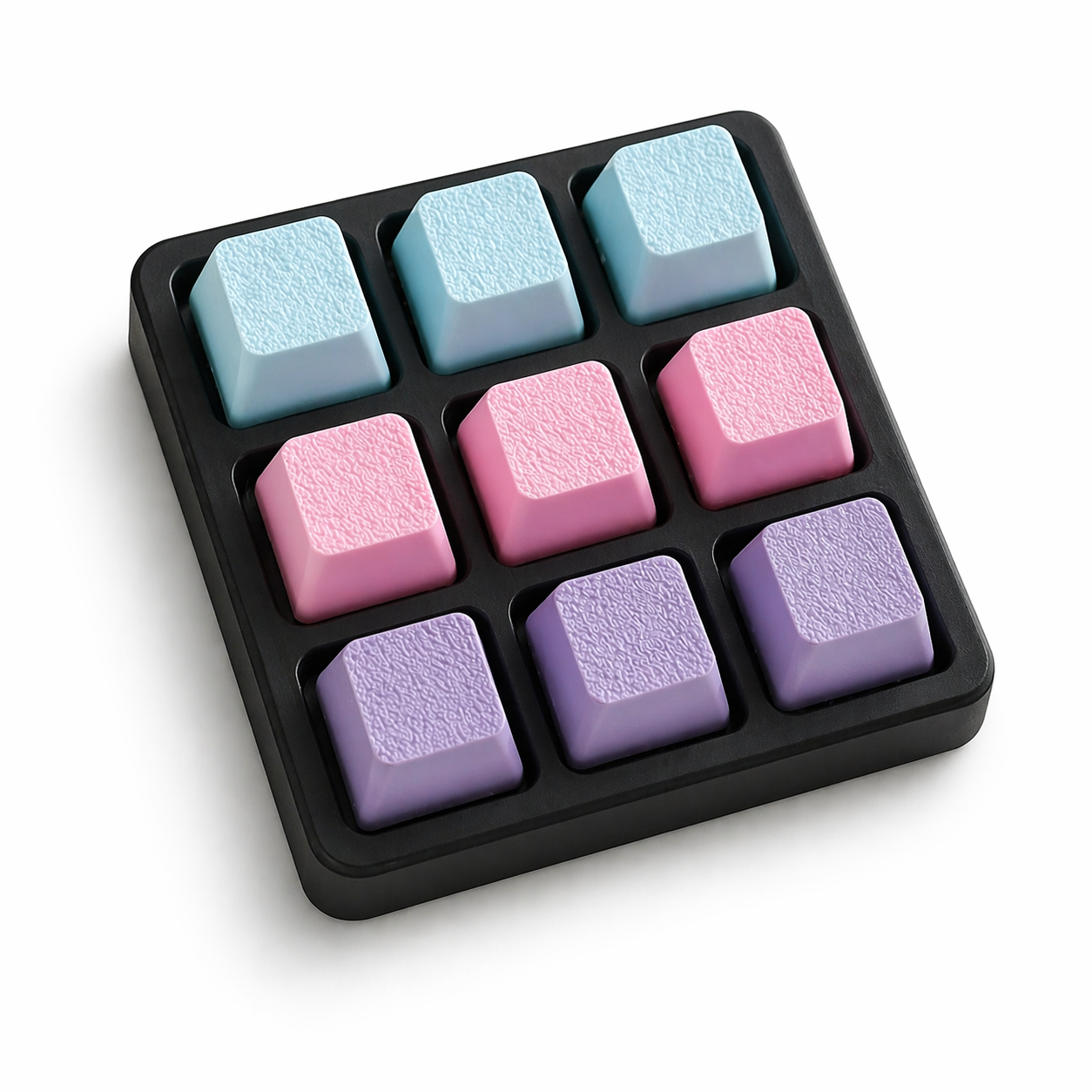 9-Key Fidget Clicker (8 Styles, 2 Base Colors)