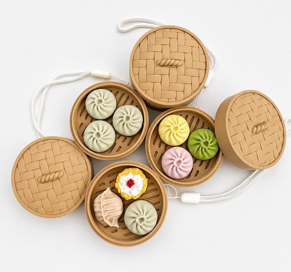 Mini Dim Sum Steamer Clicker