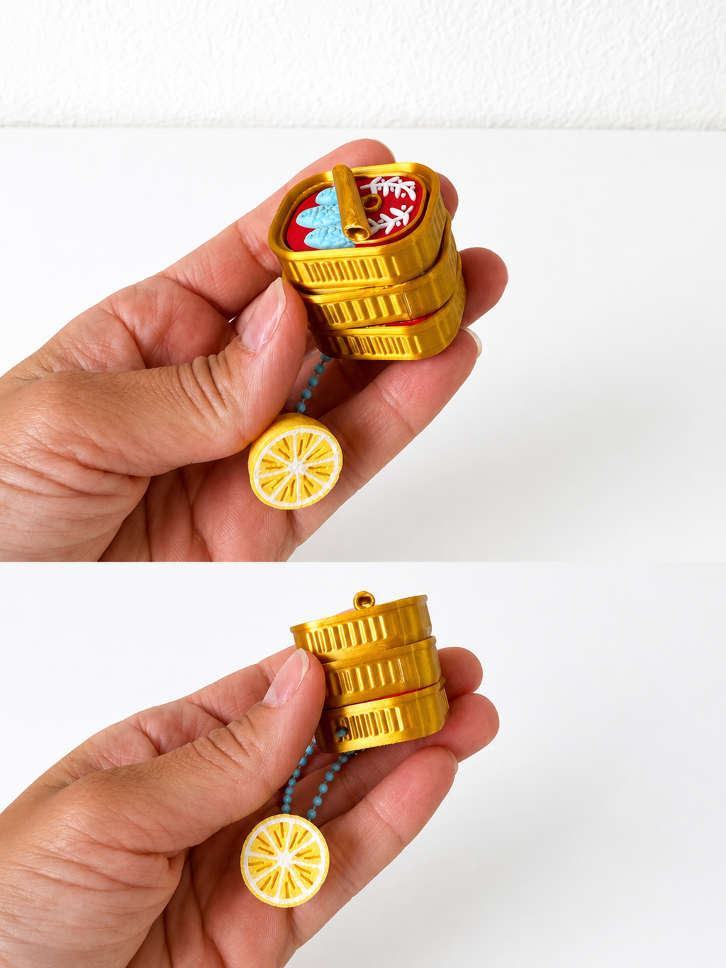 Mini Sardine Tin Clickers – Set of 2