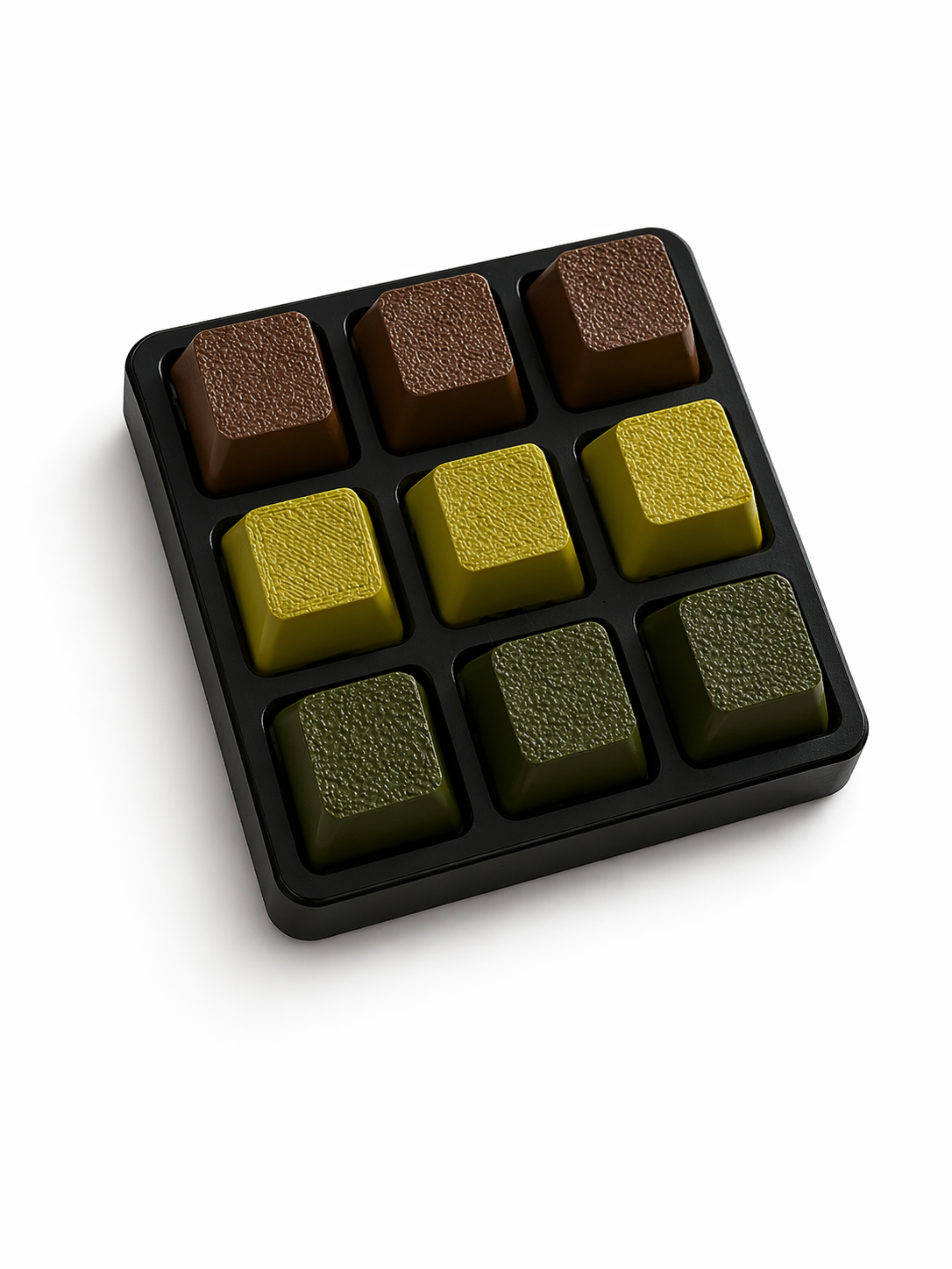 9-Key Fidget Clicker (8 Styles, 2 Base Colors)