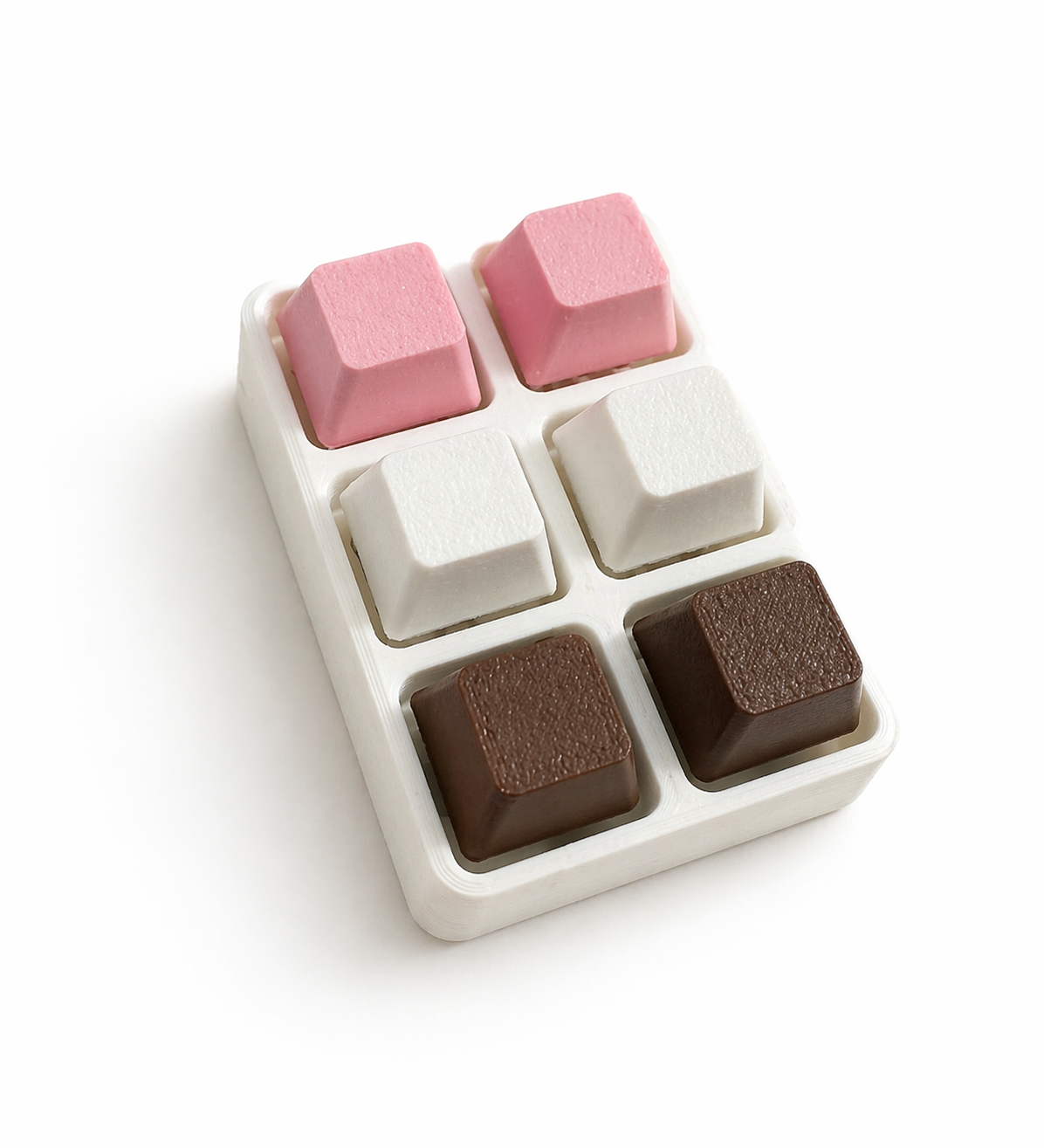6-Key Fidget Clicker (8 Styles, 2 Base Colors)