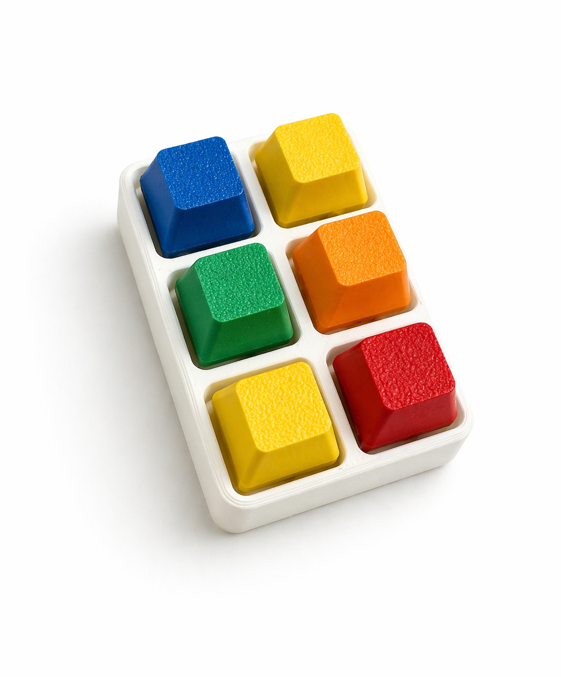 6-Key Fidget Clicker (8 Styles, 2 Base Colors)
