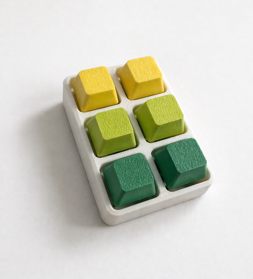 6-Key Fidget Clicker (8 Styles, 2 Base Colors)