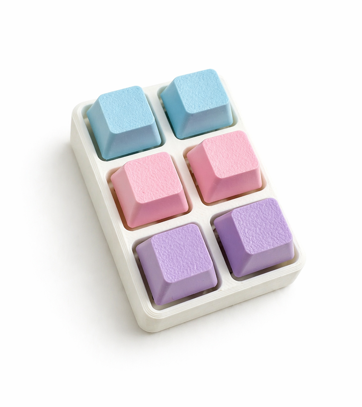 6-Key Fidget Clicker (8 Styles, 2 Base Colors)