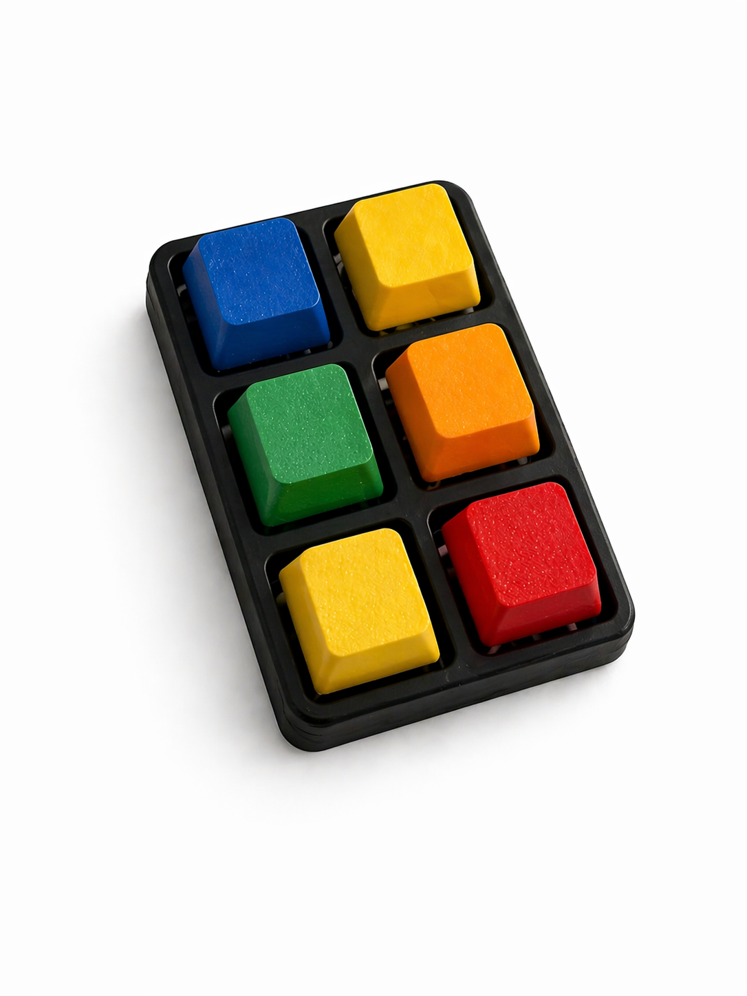 6-Key Fidget Clicker (8 Styles, 2 Base Colors)