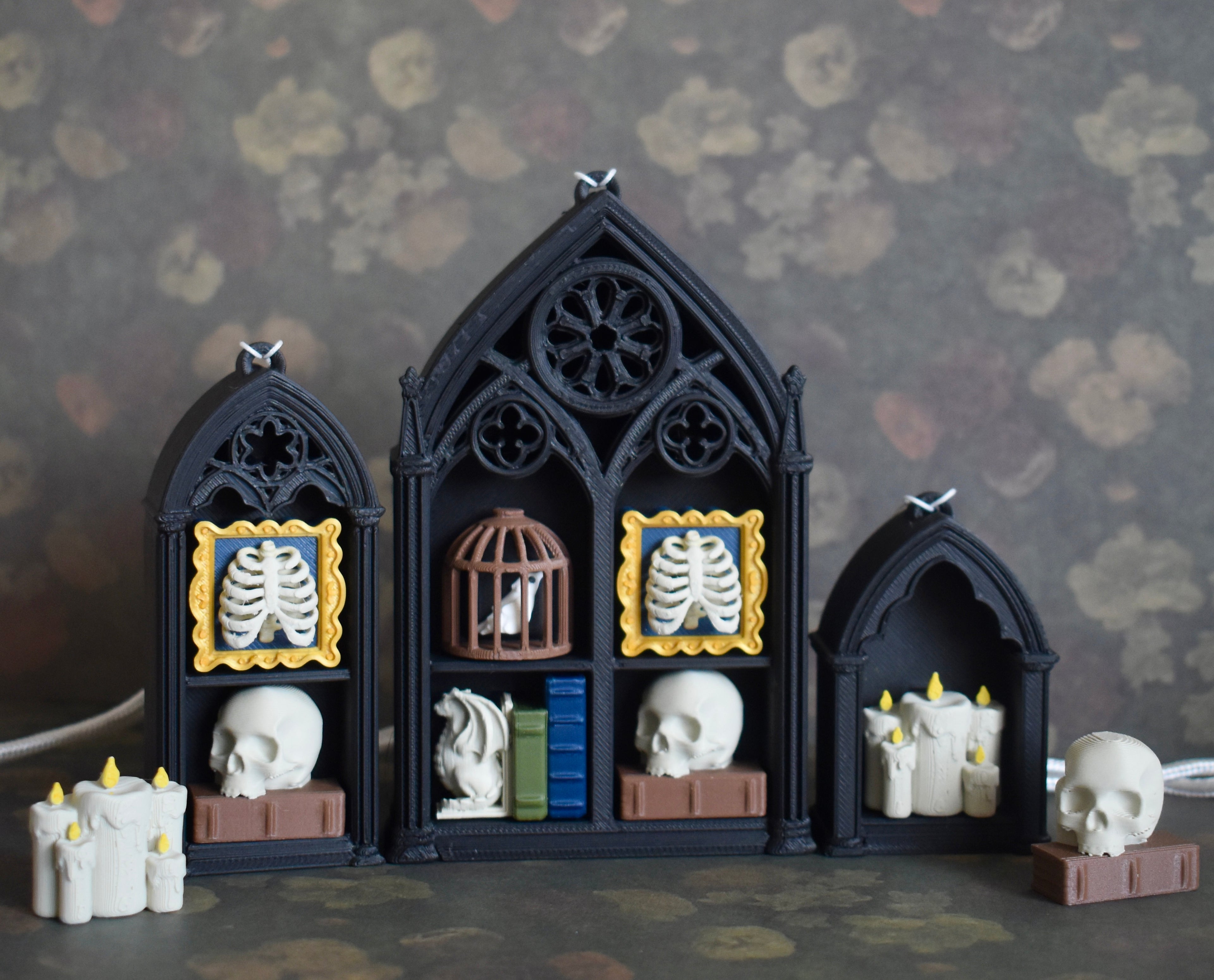 Gothic Book Nook Clicker (Multiple styles available)