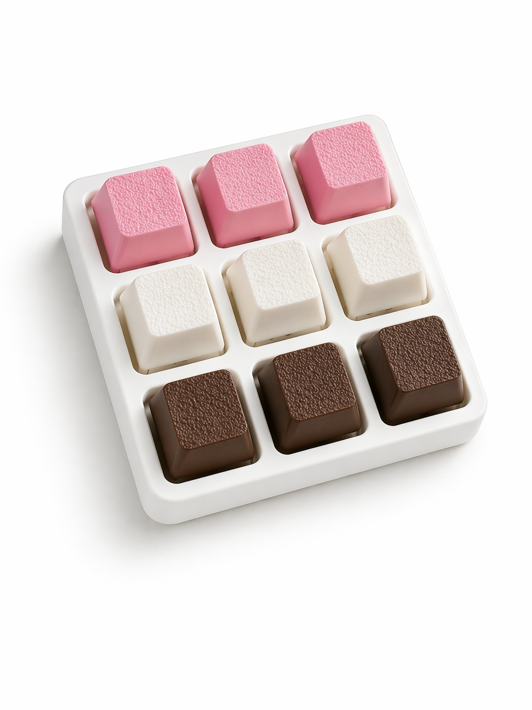 9-Key Fidget Clicker (8 Styles, 2 Base Colors)