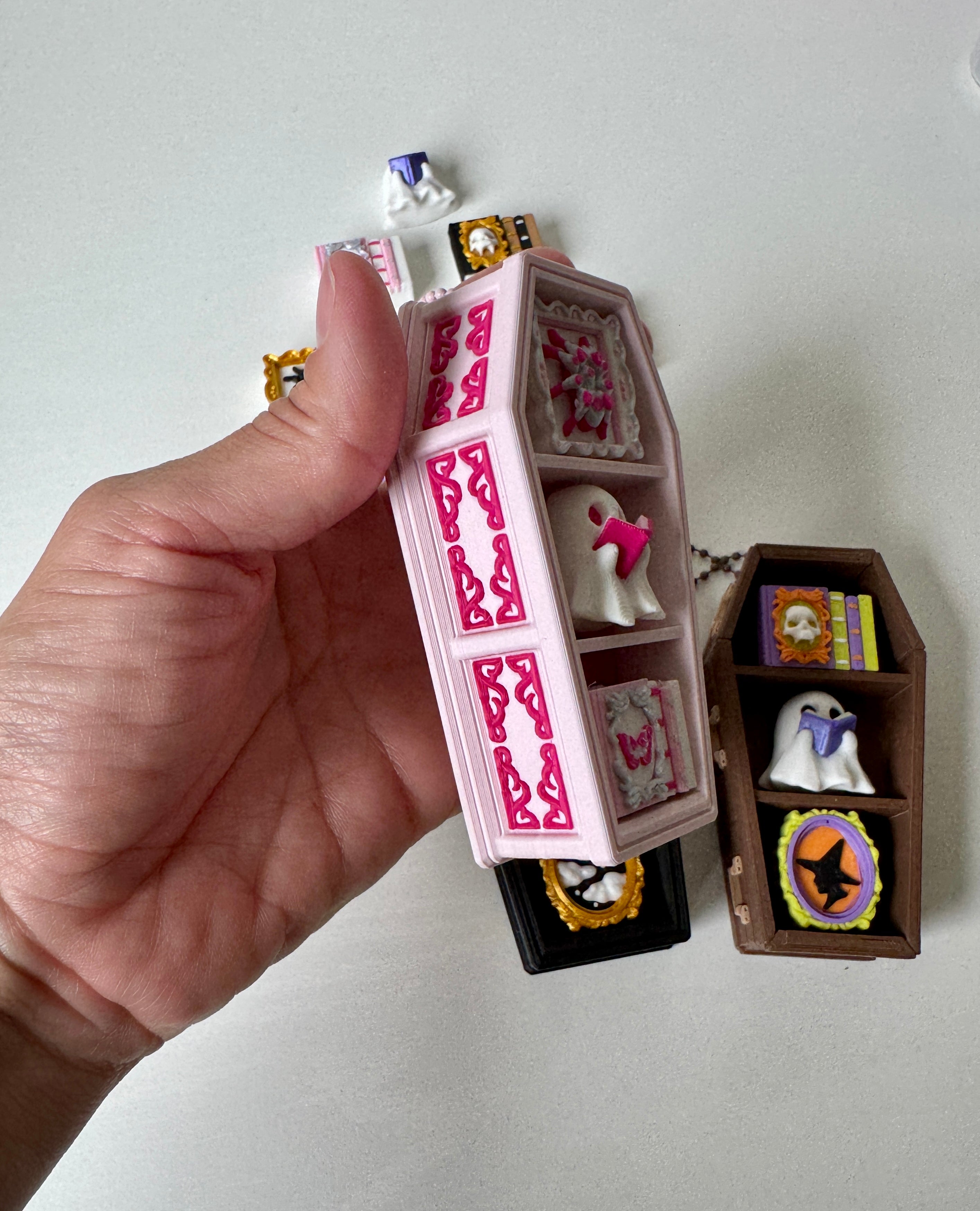 Coffin Bookcase Clicker