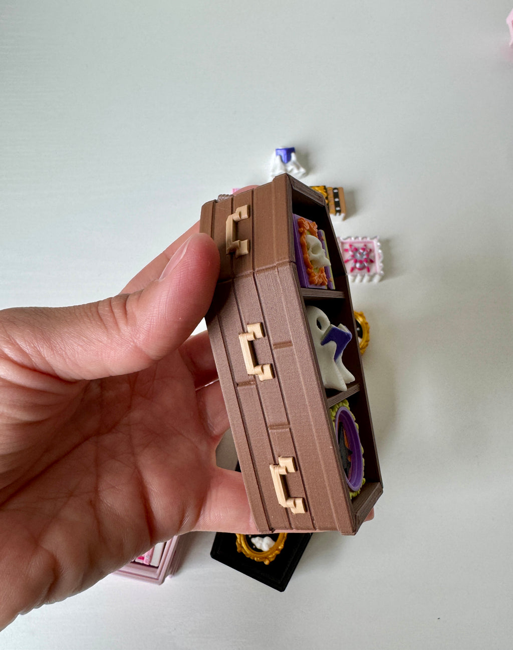 Coffin Bookcase Clicker
