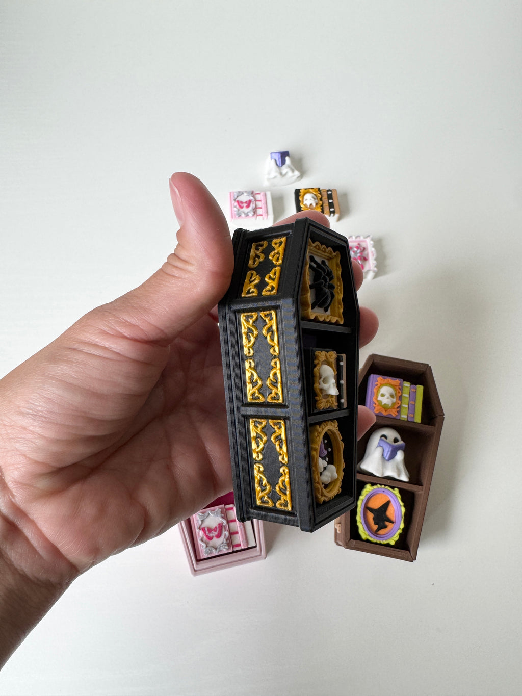 Coffin Bookcase Clicker