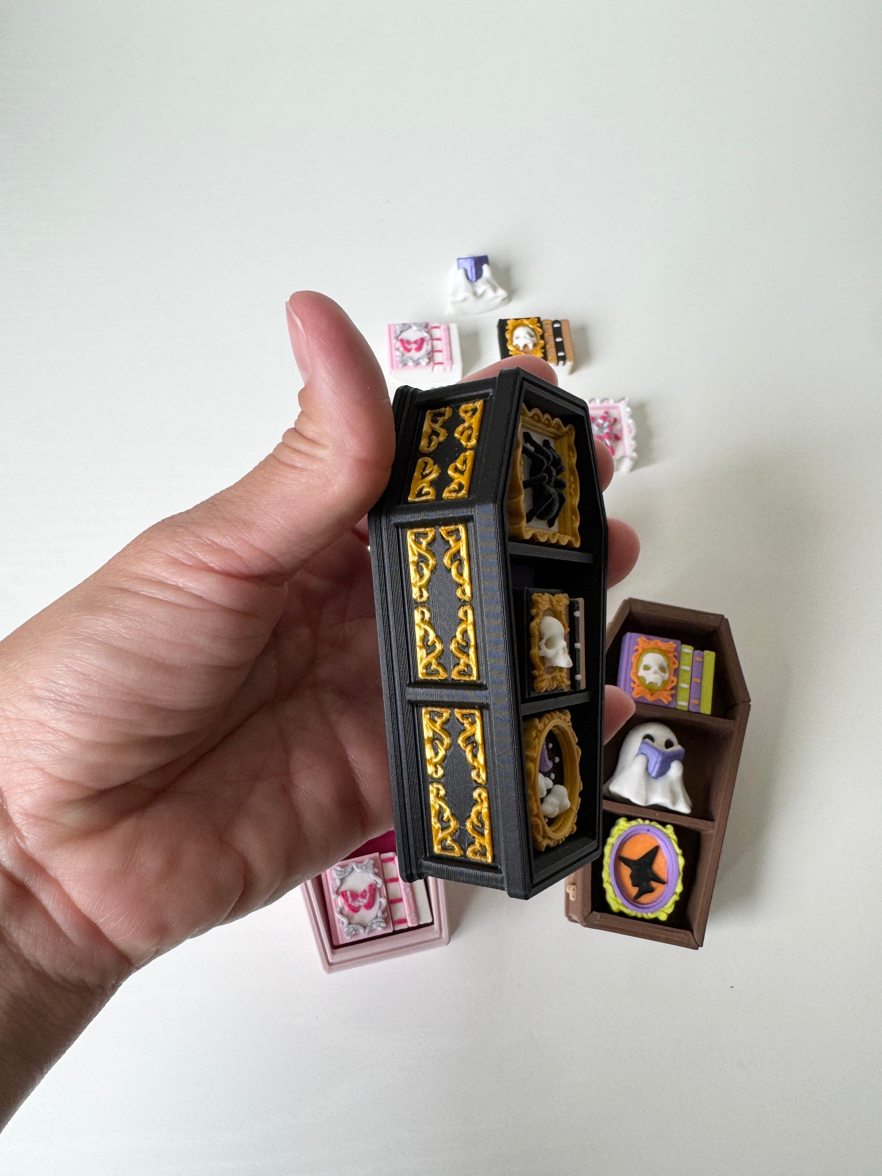 Coffin Bookcase Clicker
