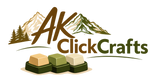 AK ClickCrafts mountain and keycap logo