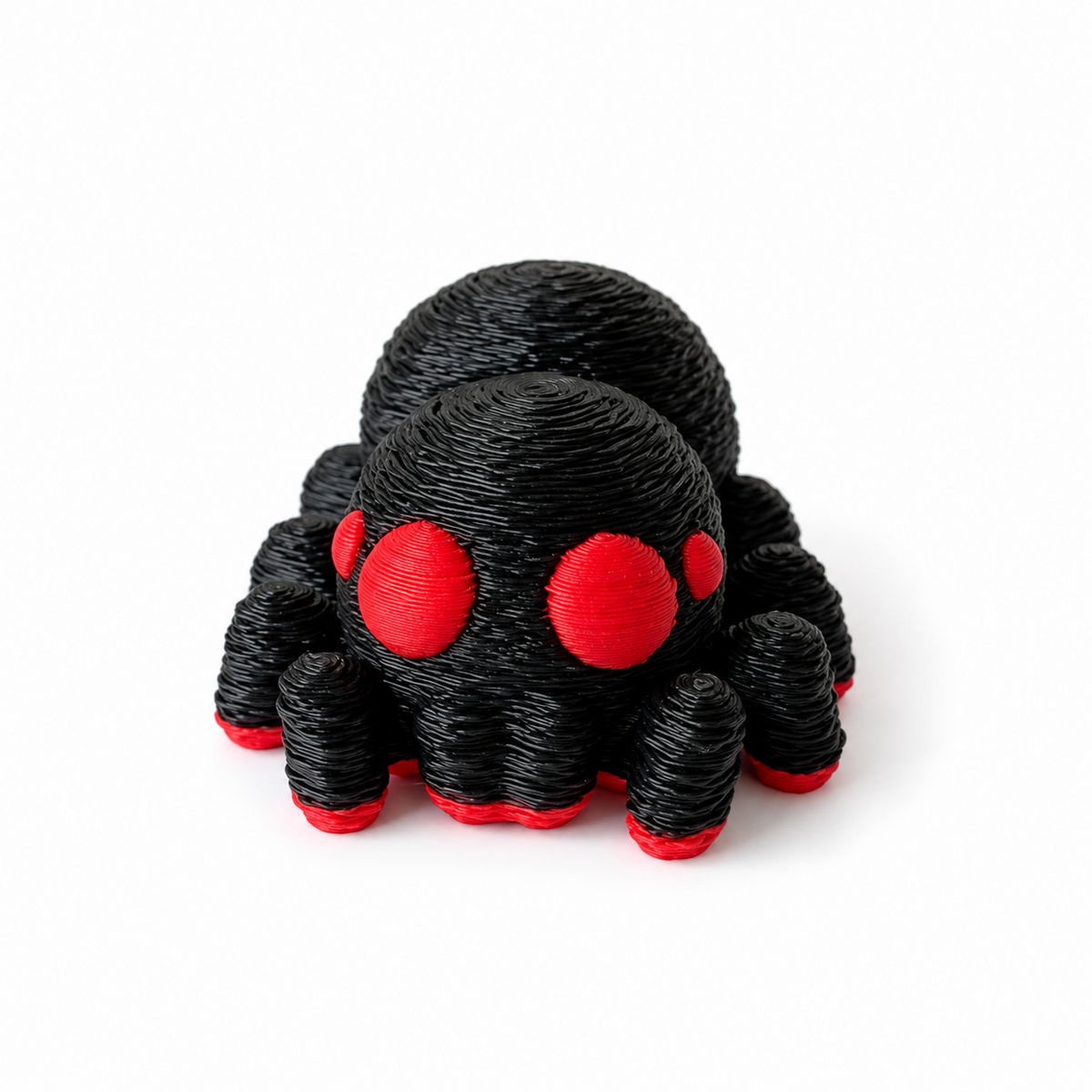 Black Spider Mini Flexi on a white background