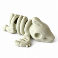 Skeleton Pterodactyl Mini Flexi on a white background