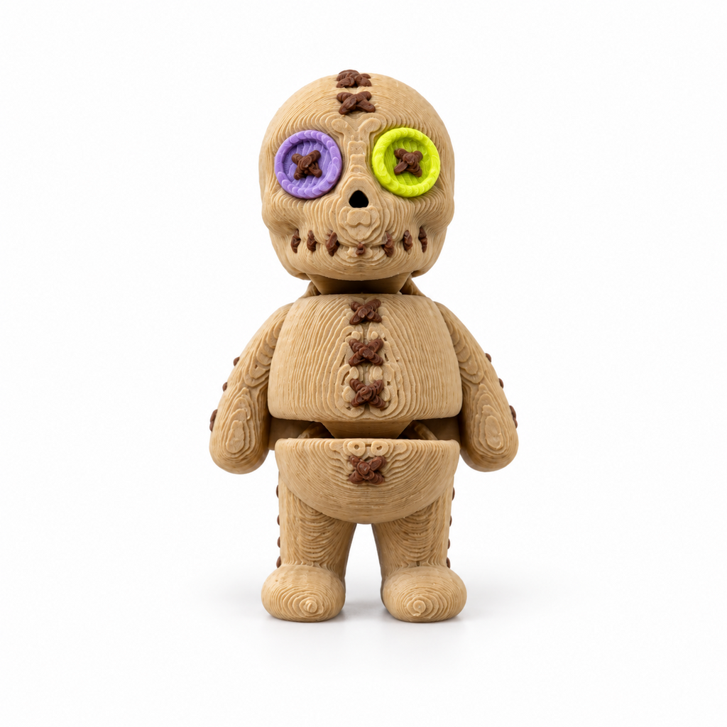 Voodoo Doll Mini Flexi on a white background
